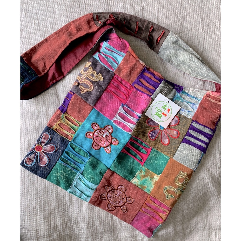 Boho Patchwork Crossbody Bag - NWT